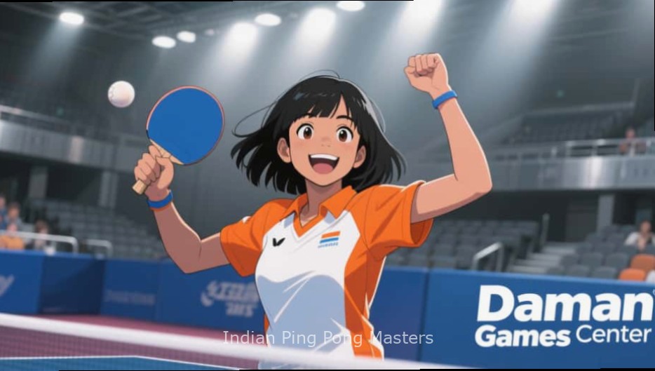 Indian Ping Pong Masters Regional Characters Indian Ping Pong Masters regional characters showcasing traditional clothing from different parts of India