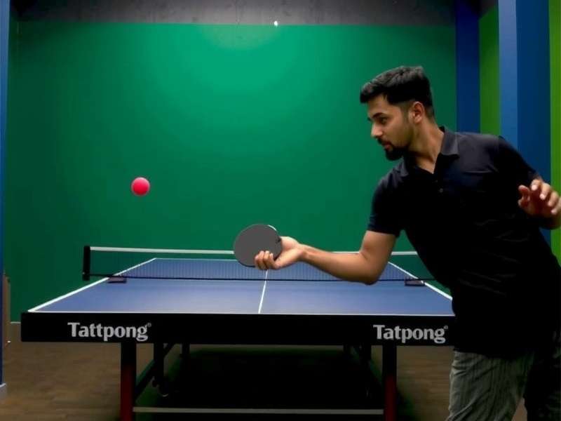 Indian Ping Pong Masters Desi Skills Indian Ping Pong Masters showing a player using a special Desi Skill during a match