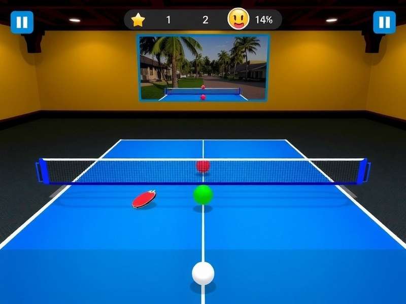 Indian Ping Pong Masters Advanced Gameplay Indian Ping Pong Masters advanced gameplay showing strategic use of skills and shot placement